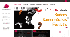 Desktop Screenshot of latvijaskoncerti.lv